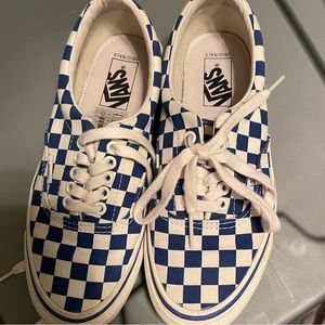 Vans lace up checkerboard